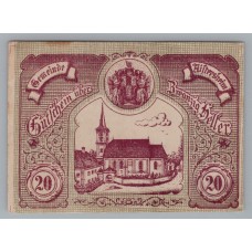 AUSTRIA 1920 RARO BILLETE SIN CIRCULAR